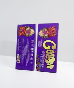 Buy Golden Ticket – Psilocybin Mushroom Chocolate Bar 3.5g. This product was born from the concept of “magic mushrooms” and the idea of ​​creating a convenient taste and standardized way to consume psilocybin. This Golden Ticket bars are made with natural, wholesome cocoa and infused with real, potent magic mushrooms.